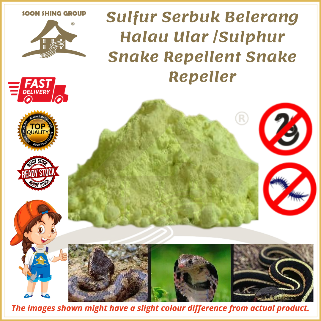 100 Original Sulfur Serbuk Belerang Halau Ular /Sulphur Snake